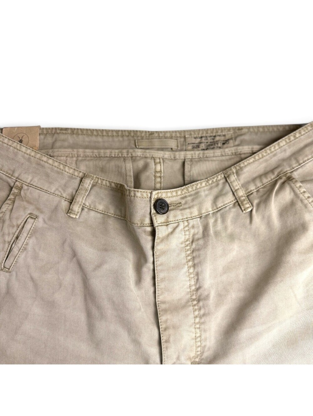 🪽 AllSaints Chinos 32 in Khaki - Picture 4 of 12
